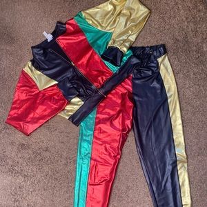 Metallic 2 piece women’s set